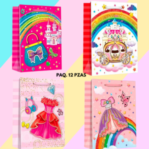 BOLSA DE REGALO NIÑA PRINCESAS