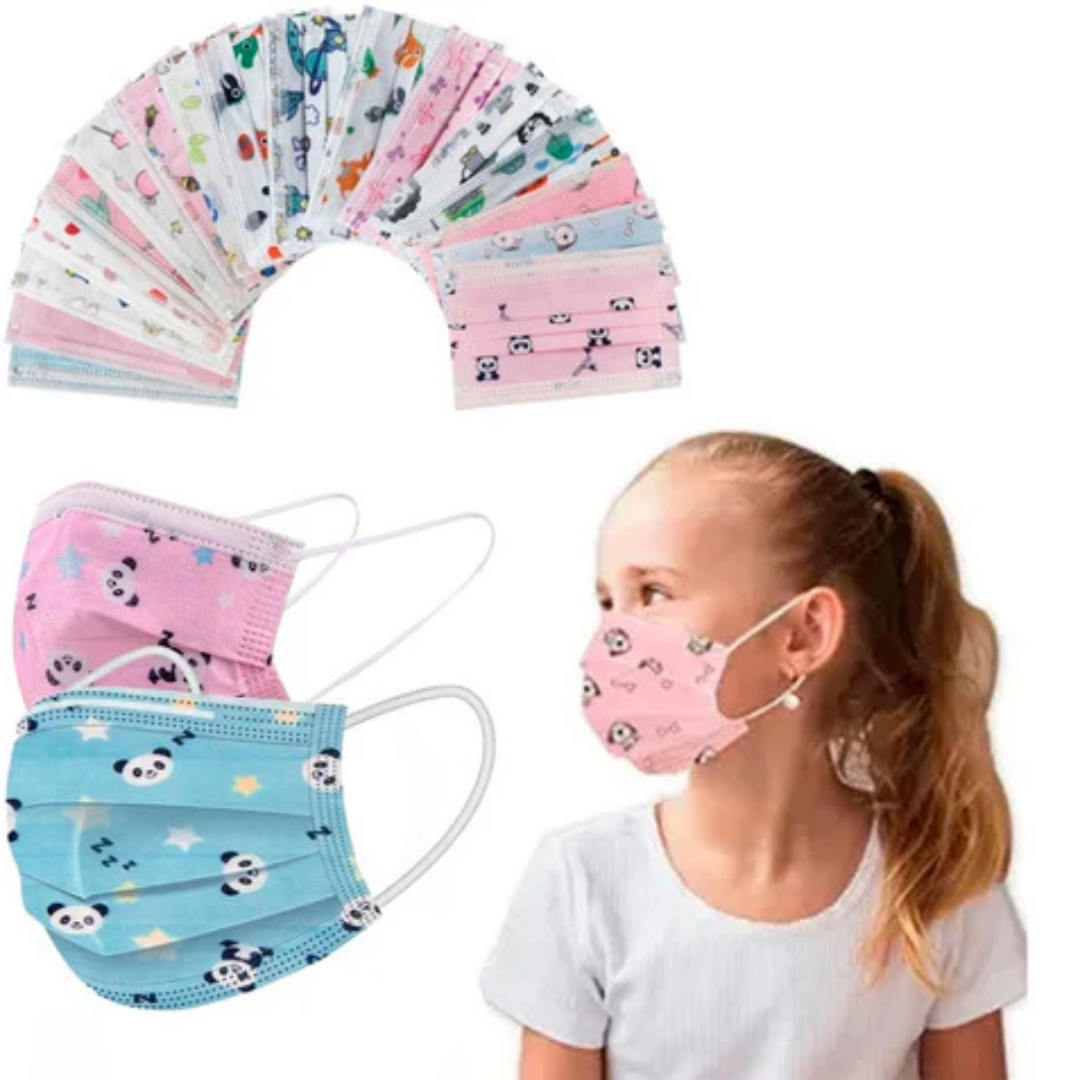 CUBREBOCAS INFANTIL 50PZS (CAJITA) - Imagen 2