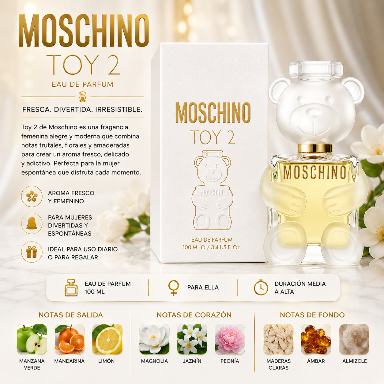 PERFUME MOSCHINO TOY 2 1.1 - Imagen 2