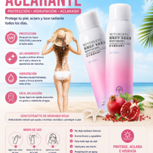 SPRAY PROTECTOR SOLAR ACLARANTE