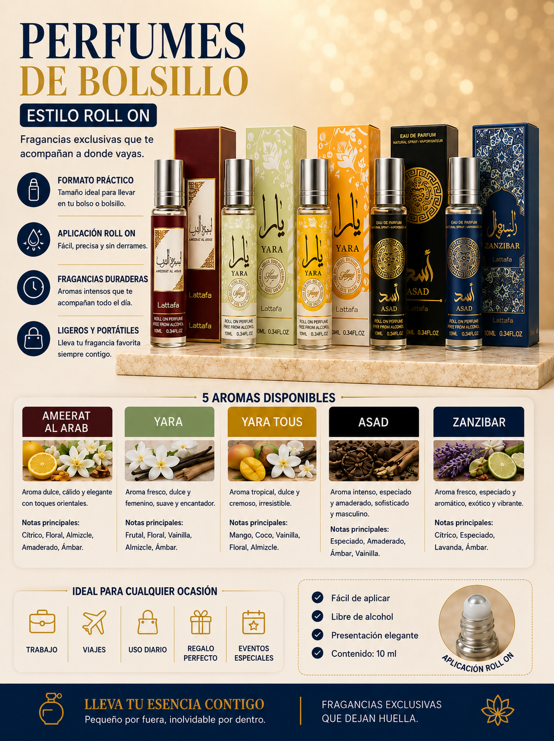 PERFUME PERSONAL TIPO ROLL ON