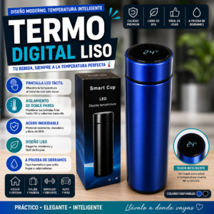 Termo Digital Liso 500ML