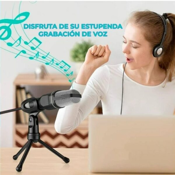 MICROFONO CON TRIPIE - Imagen 2