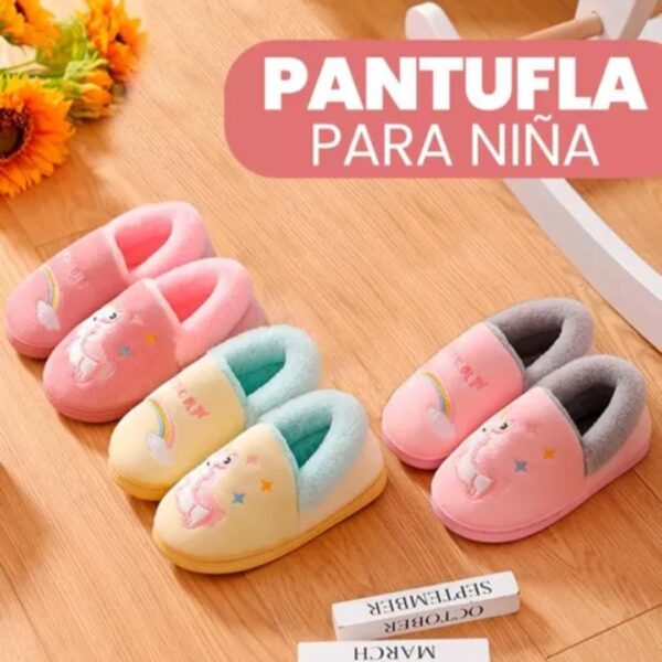 PANTUFLA NIÑA UNICORNIO - Imagen 3