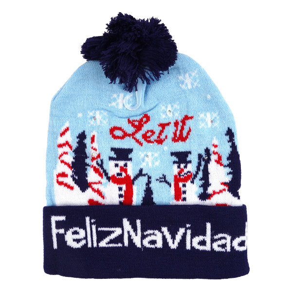 GORRO DE NAVIDAD CON LUZ BOTÓN - Imagen 15