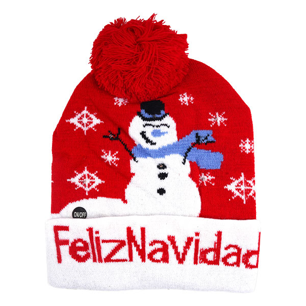 GORRO DE NAVIDAD CON LUZ BOTÓN - Imagen 11