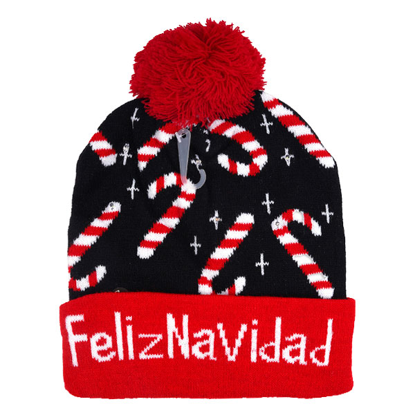 GORRO DE NAVIDAD CON LUZ BOTÓN - Imagen 9
