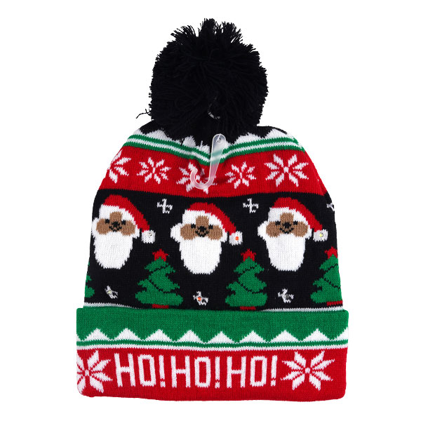 GORRO DE NAVIDAD CON LUZ BOTÓN - Imagen 8