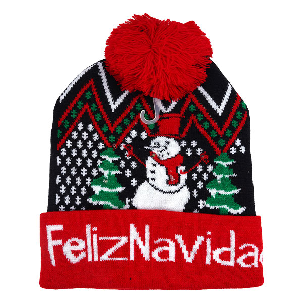 GORRO DE NAVIDAD CON LUZ BOTÓN - Imagen 25