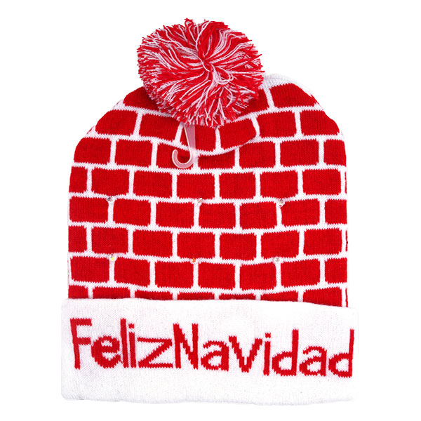 GORRO DE NAVIDAD CON LUZ BOTÓN - Imagen 23