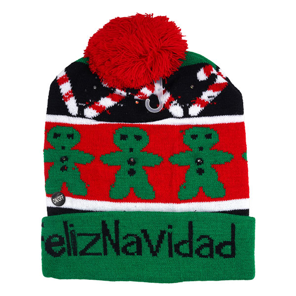 GORRO DE NAVIDAD CON LUZ BOTÓN - Imagen 21