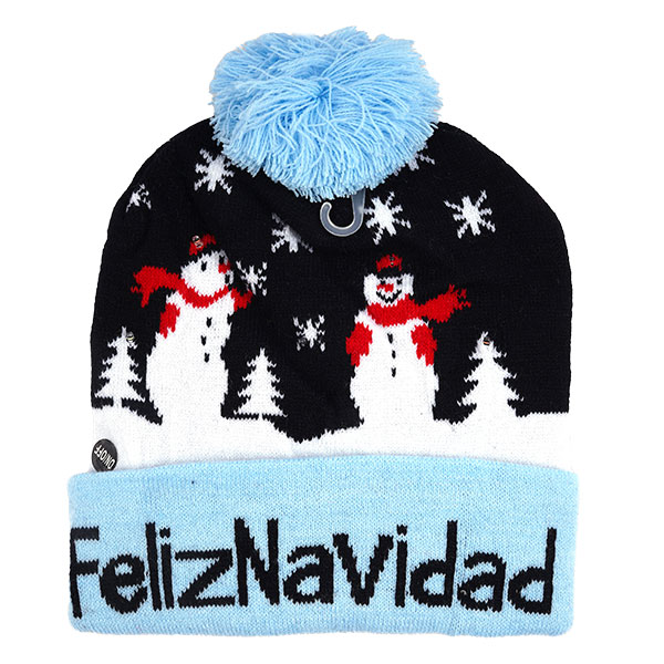 GORRO DE NAVIDAD CON LUZ BOTÓN - Imagen 18