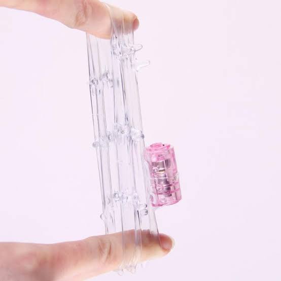 ANILLO VIBRADOR CON MEDIA FUNDA - Imagen 2