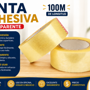 CINTA EMPLAYE 100M TRANSPARENTE