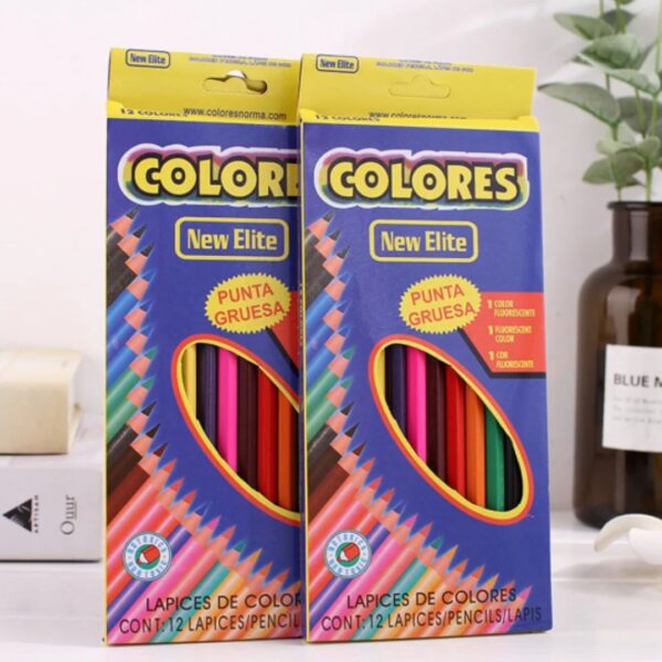 COLORES MADERA 12 PZS