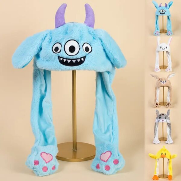 GORRO CON OREJAS Y LUZ PERSONAJES - Imagen 2