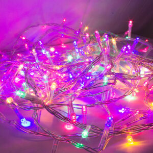 SERIE LUZ NAVIDAD 100 LEDS COLORES