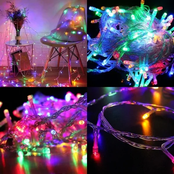 SERIE LUZ NAVIDAD 100 LEDS COLORES - Imagen 2