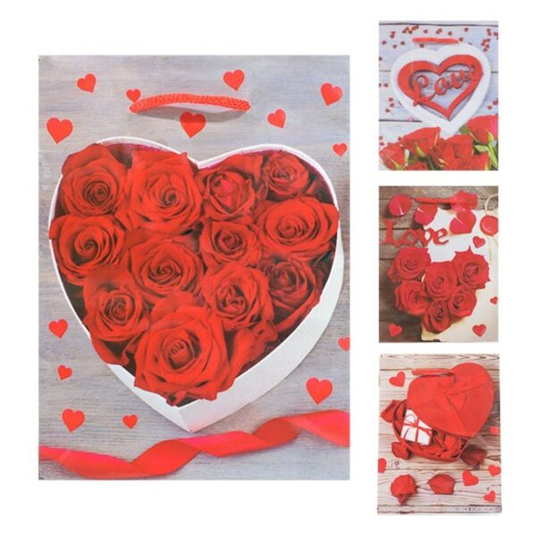 BOLSA REGALO AMOR Y AMISTAD DOCENA - Imagen 2