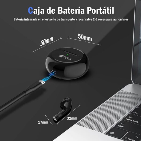 AUDIFONO INALAMBRICO SIN GOMA 1HORA - Imagen 3