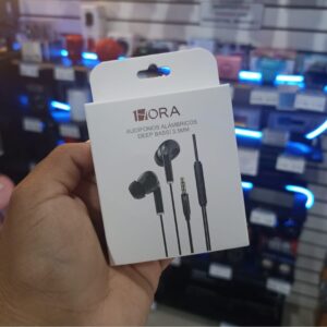 AUDIFONOS ALAMBRICOS CON GOMA 1HORA