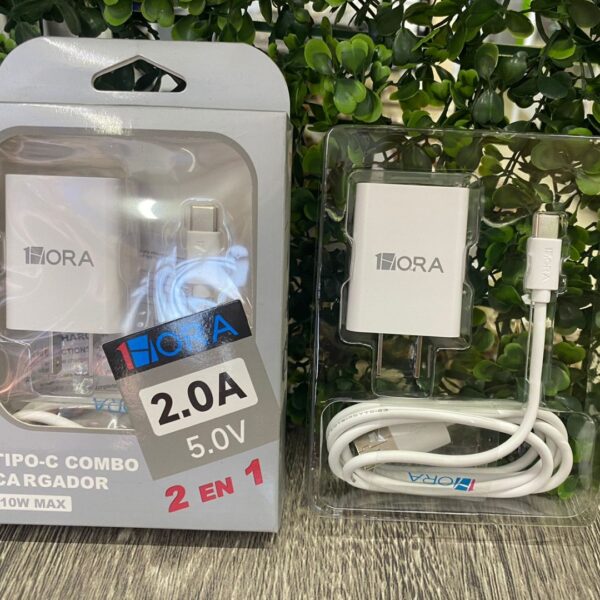 COMBO CARGADOR TIPO C 1HORA - Imagen 2