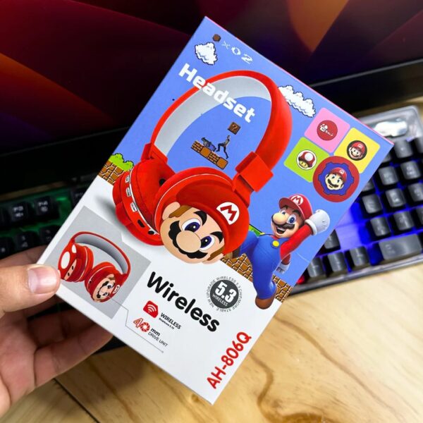 AUDIFONOS INALAMBRICOS DIADEMA SUPER MARIO - Imagen 4