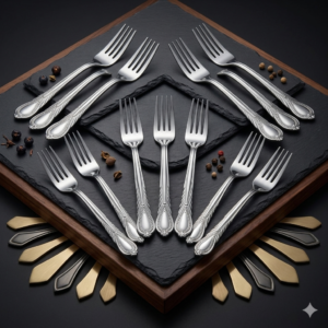 DOCENA TENEDOR METAL