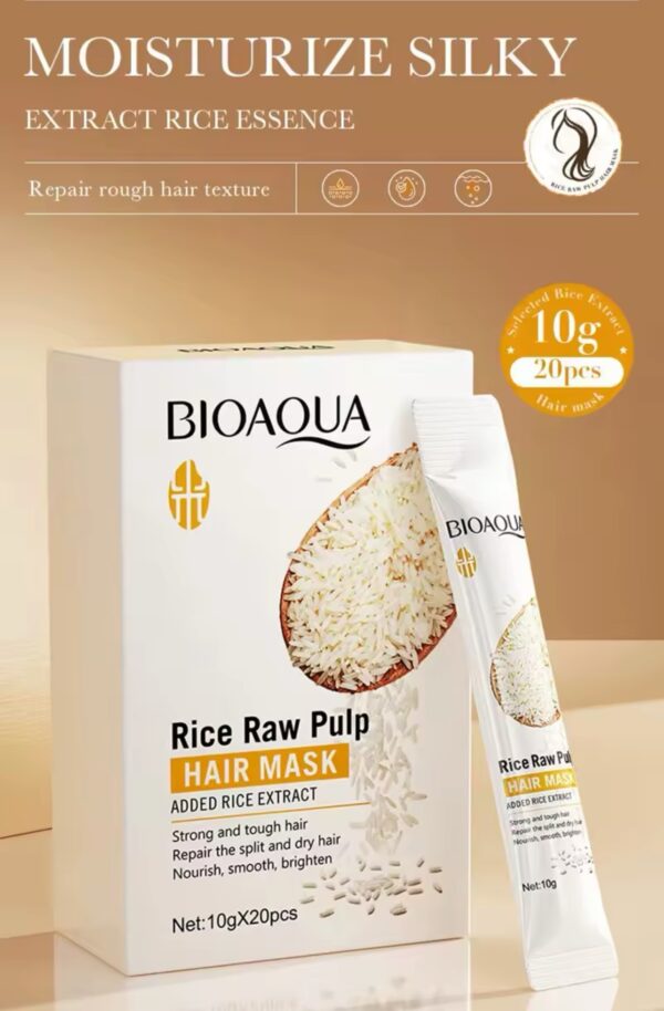 MASCARILLA DE ARROZ PARA CABELLO - Imagen 2