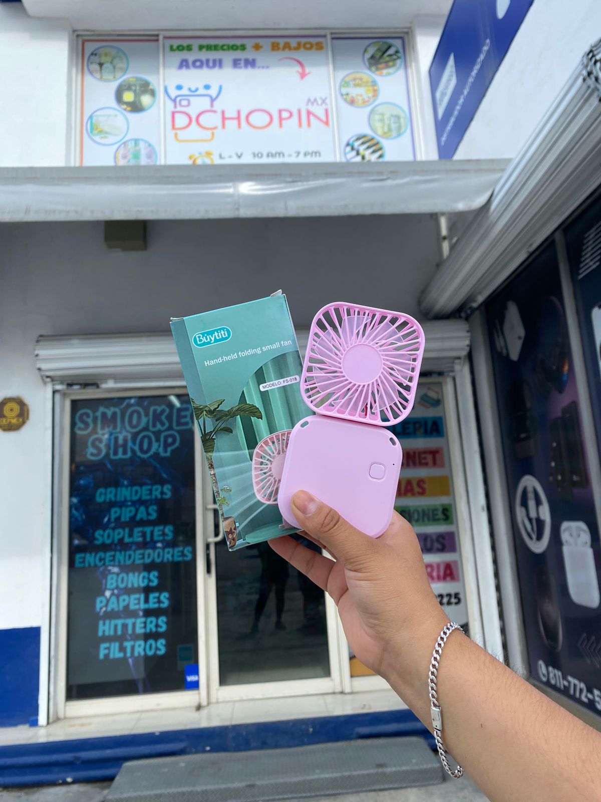 ABANICO VENTILADOR ABATIBLE