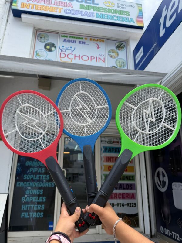 RAQUETA PARA MOSQUITOS