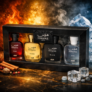 SET DE 4 PERFUMES HAWAS ICE 30ML 1.1