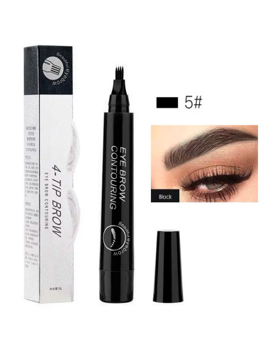 PLUMÓN PARA CEJAS NEGRO / CASTAÑO OBSCURO