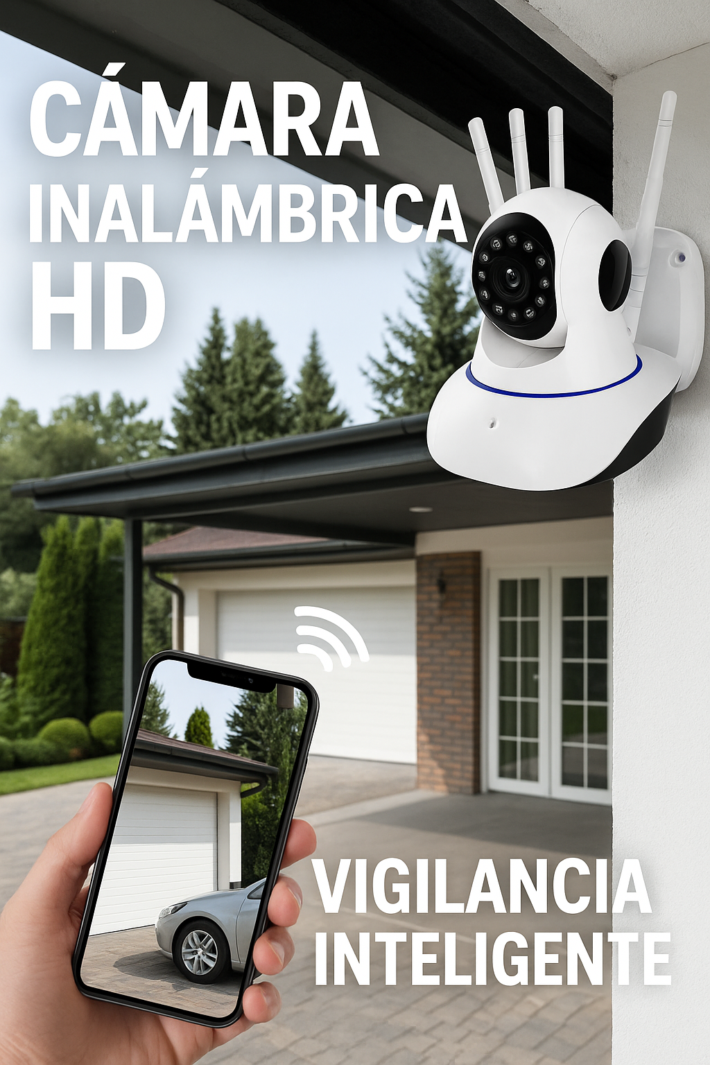 CÁMARA HD INALAMBRICA WIFI