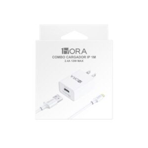 CARGADOR 1 HORA IPHONE 12W 2.4A