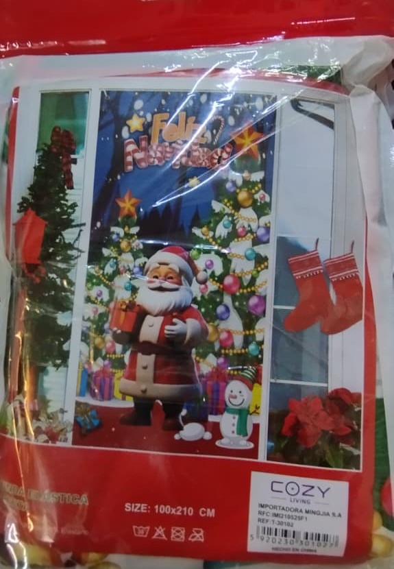 FUNDA NAVIDEÑA PARA PUERTA 105 X 210 - Imagen 10