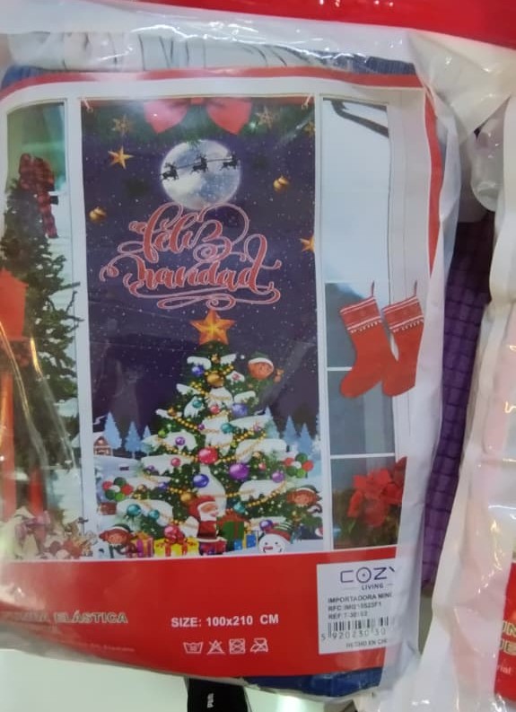 FUNDA NAVIDEÑA PARA PUERTA 105 X 210 - Imagen 8