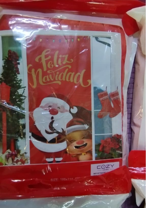 FUNDA NAVIDEÑA PARA PUERTA 105 X 210 - Imagen 6