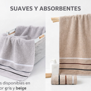 TOALLA DE MICROFIBRA TIPO SPA ULTRA ABSORBENTE 30*60 CMS