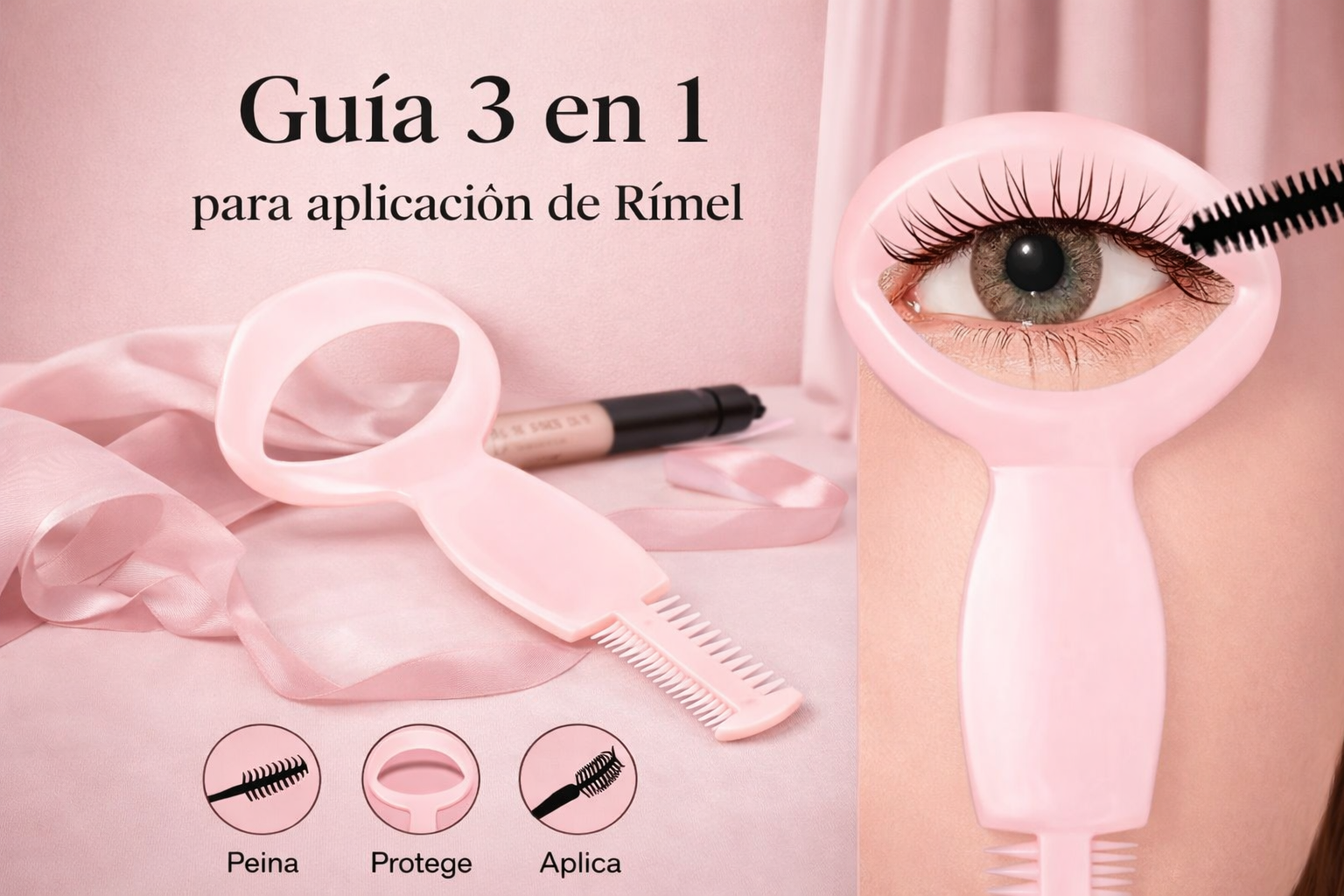 HERRAMIENTA 3 EN 1 PARA APLICACIÓN DE RIMEL - Imagen 2