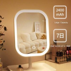 ESPEJO CON LUZ LED TOUCH RECARGABLE