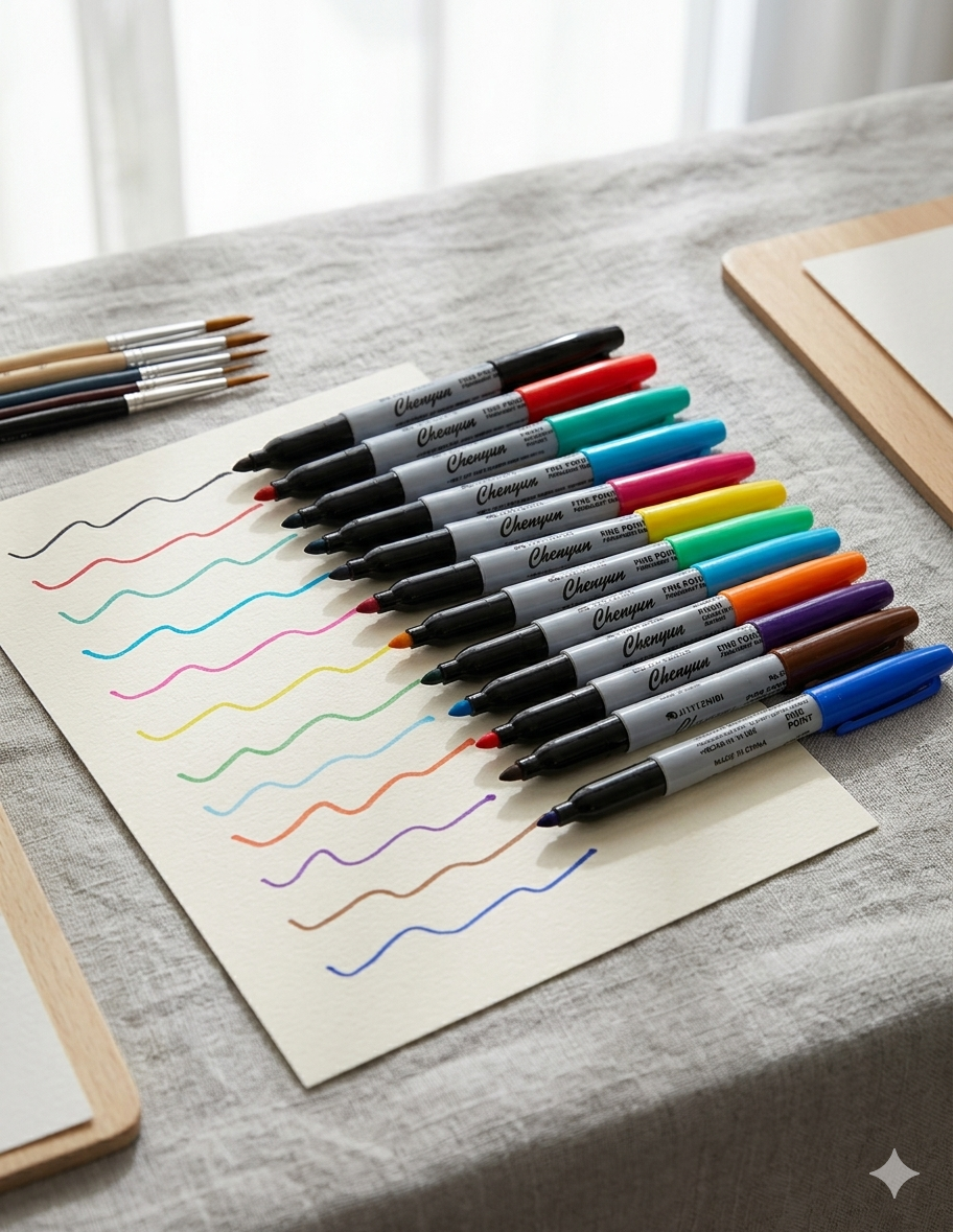 12 PACK PLUMONES PERMANENTES