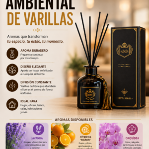 AROMATIZANTE AMBIENTAL CON VARILLAS