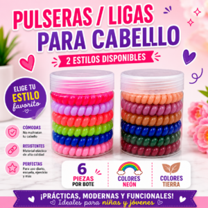 BOTE 6 PZS LIGAS / PULSERA