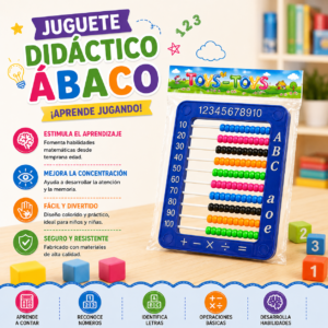 JUGUETE DIDÁTICO ABACO INFANTIL