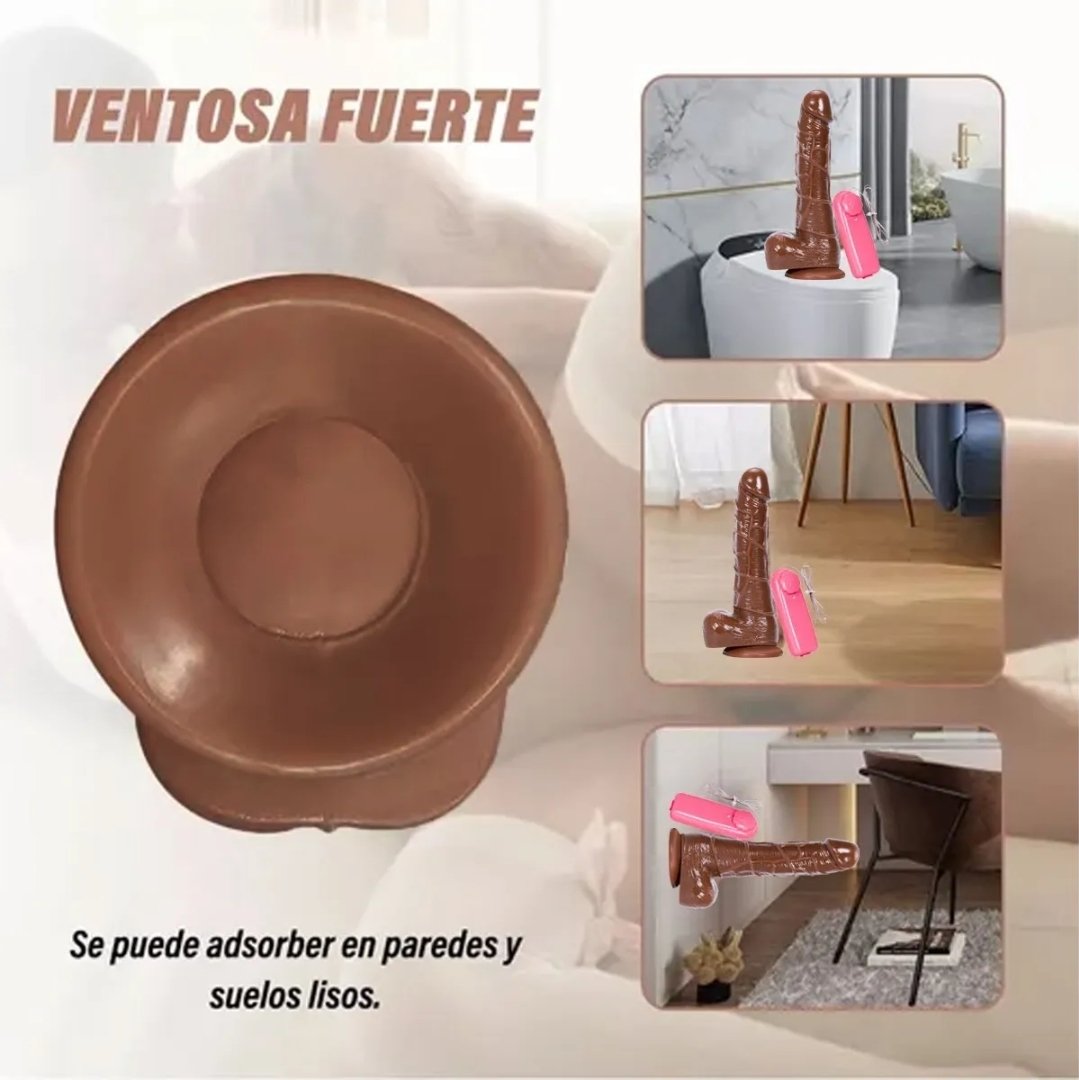 Vibrador realista con control remoto NICK - Imagen 5