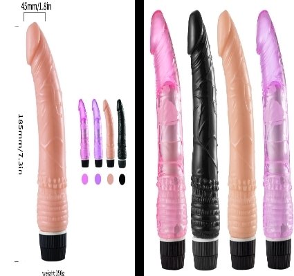 Dildo Vibrador Silicon 18cm - Imagen 3