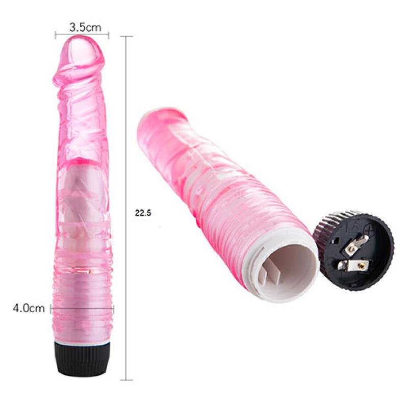 Dildo Vibrador Silicon 18cm - Imagen 4