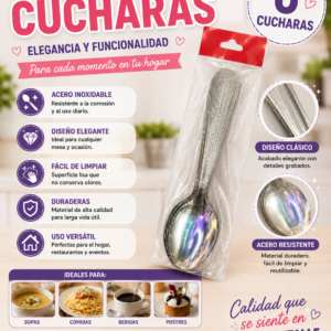 Paquete De 6  Cucharas