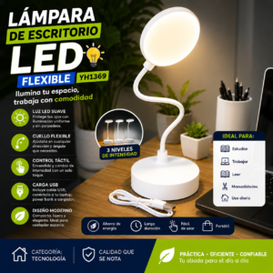 Lampara de Escritorio LED flexible